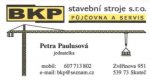Logo BKP - stavební stroje s.r.o.